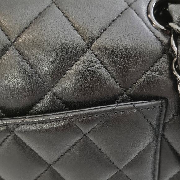 Chanel So Black Lambskin Small Classic Flap - Picture 9 of 16